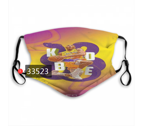 2021 NBA Los Angeles Lakers #24 kobe bryant 33523 Dust mask with filter